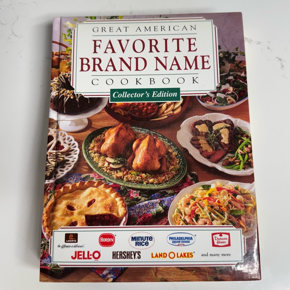 Great American Favorite Brand Name Cookbook Collector's Edition Hardcover 1993
